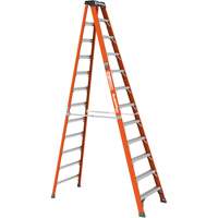 Step Ladder, 12', Fibreglass, 375 lbs. Capacity, Type 1AA Cam Industrial