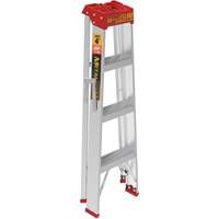 Step Ladder, 4', Aluminum, 200 lbs. Capacity, Type 3 Cam Industrial
