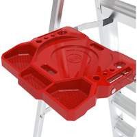 Step Ladder with Paint Tray, 6', Aluminum, 200 lbs. Capacity, Type 3 Cam Industrial