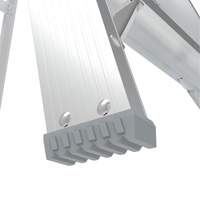 Step Ladder with Paint Tray, 10', Aluminum, 225 lbs. Capacity, Type 2 Cam Industrial