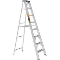 Step Ladder, 8', Aluminum, 225 lbs. Capacity, Type 2 Cam Industrial