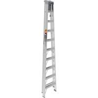 Step Ladder with Paint Tray, 10', Aluminum, 225 lbs. Capacity, Type 2 Cam Industrial