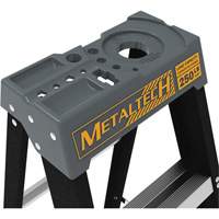 Step Ladder with Paint Tray, 10', Fibreglass, 250 lbs. Capacity, Type 1 Cam Industrial