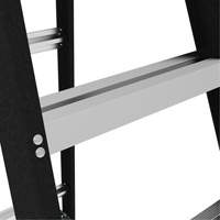 Step Ladder with Paint Tray, 10', Fibreglass, 250 lbs. Capacity, Type 1 Cam Industrial