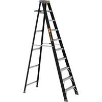 Step Ladder with Paint Tray, 10', Fibreglass, 250 lbs. Capacity, Type 1 Cam Industrial