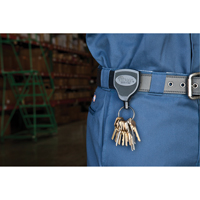Super48™ Key Chains, Polycarbonate, 48" Cable, Belt Clip Attachment VE525 | Cam Industrial