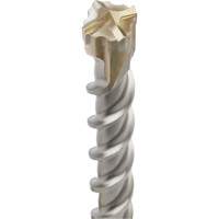 MX4 4-Cutter SDS-Plus Rotary Hammer Drill Bit, 1", SDS-Plus Shank, Carbide Cam Industrial