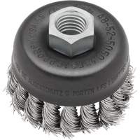 Knot Wire Cup Brush, 3" Dia. x 5/8"-11 Arbor VF916 | Cam Industrial