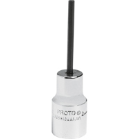 Douille &agrave; embout, Hexagonale, 2,5 mm x 1-7/8" lo, Prise 1/4" Cam Industrial