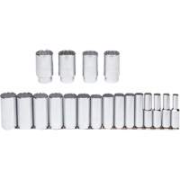 Jeu de douilles, 19 Mcx, Prise de 1/2", Profond Cam Industrial