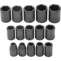 Jeu de douilles, Chocs, Prise 1/2", 6 pans Cam Industrial