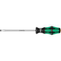 Tapered Slotted Screwdriver, 7 mm, 10-1/16" L, Plastic Handle Cam Industrial