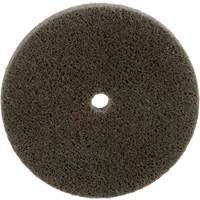Standard Abrasives Unitized Wheel, 3" x 1/4", 1/4" Arbor, Fine Grit, Aluminum Oxide Cam Industrial