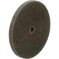 Standard Abrasives Unitized Wheel, 3" x 1/4", 1/4" Arbor, Fine Grit, Aluminum Oxide Cam Industrial