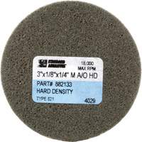 Standard Abrasives Unitized Wheel, 3" x 1/8", 1/4" Arbor, Medium Grit, Aluminum Oxide Cam Industrial