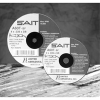 Meule &agrave; tronçonner, 5" x 0,045", Arbre de 7/8", Type 27, Oxyde d'aluminium/C&eacute;ramique, 12 200 Tr/min Cam Industrial