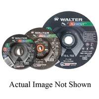 FLEXCUT Grinding Wheel, 3", 36 Grit, Aluminum Oxide, 3/8", 20400 RPM, Type 29 Cam Industrial