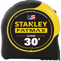 FatMax&reg; Classic Tape Measure, 1-1/4" x 30', Imperial Graduations Cam Industrial
