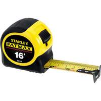 FatMax&reg; Measuring Tape, 1-1/4" x 16', 16ths of an Inch Graduations Cam Industrial