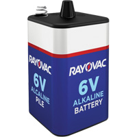 Alkaline Battery with Spring Terminals, D, 6 Cam Industrial