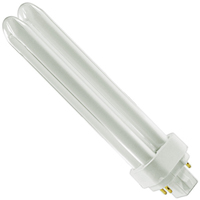 Compact Fluorescent Lamps, T4, 26 W, 3500 K, G24Q-3 Base, 12000 hrs. Cam Industrial