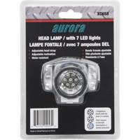 Headlamp, LED, 28 Lumens, 20 Hrs. Run Time, AAA Batteries Cam Industrial