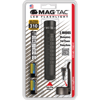 Mag-Tac Tactical Flashlights, LED, 310 Lumens, CR123 Batteries Cam Industrial
