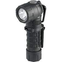 PolyTac&reg; 90 X Right Angle Flashlight, LED, CR123A Batteries, Polymer Cam Industrial