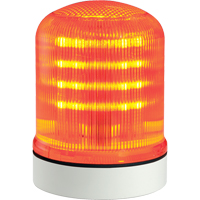 Streamline<sup>®</sup> Modular Multifunctional LED Beacons, Continuous/Flashing/Rotating, Amber XE717 | Cam Industrial