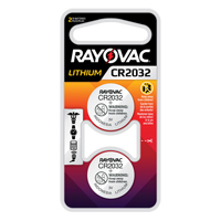CR2032 Lithium Coin Cell Batteries, 3 V Cam Industrial