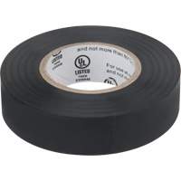 Electrical Tape, 19 mm (3/4") x 18 M (60'), Black, 7 mils Cam Industrial
