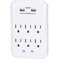Prime&reg; USB Charger with Surge Protector Cam Industrial