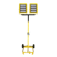 Dual-Head Cart with Winch, LED, 400 W, 60000 Lumens, Aluminum Housing Cam Industrial