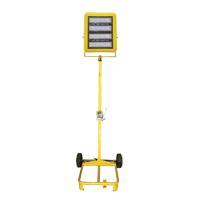 Single-Head Cart with Winch, LED, 200 W, 30000 Lumens, Aluminum Housing Cam Industrial