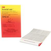 ScotchCode™ Pre-Printed Wire Marker Book XH305 | Cam Industrial
