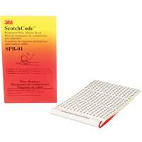 ScotchCode Pre-Printed Wire Marker Book Cam Industrial