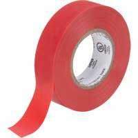 Electrical Tape, 19 mm (3/4") x 18 M (60'), Red, 7 mils XH383 | Cam Industrial