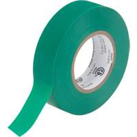 Electrical Tape, 19 mm (3/4") x 18 M (60'), Green, 7 mils Cam Industrial