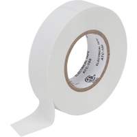 Electrical Tape, 19 mm (3/4") x 18 M (60'), White, 7 mils Cam Industrial