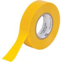 Electrical Tape, 19 mm (3/4") x 18 M (60'), Yellow, 7 mils Cam Industrial