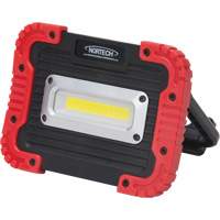 Portable Work Light, LED, 10 W, 1000 Lumens, Plastic Housing Cam Industrial