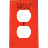 Plaque murale pour prise double Cam Industrial