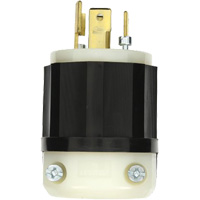Fiche verrouillable de calibre industriel, Nylon, 30 A, 347 V/600 V, L20-30P Cam Industrial