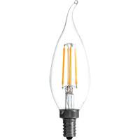 LED Bulb, B10, 5 W, 500 Lumens, Candelabra Base XH863 | Cam Industrial