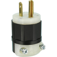 Hospital Grade Extension Plug, Nylon, 20 Amps, 125 V Cam Industrial