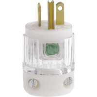 Hospital Grade Extension Plug, Nylon, 20 Amps, 125 V Cam Industrial