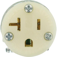Hospital Grade Extension Plug Connector, 5-20R, Nylon XI202 | Cam Industrial