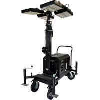 Beacon LED Four-Light Tower, Diesel/Electric, 800 Watts, 120000 Lumens, 17' High XI327 | Cam Industrial