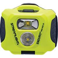 Enduro&reg; Pro HAZ-LO&reg; Intrinsically Safe Headlamp, LED, 235 Lumens, 5 Hrs. Run Time, AAA Batteries Cam Industrial