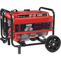 Generator with Wheel Kit, 5100 W Surge, 4000 W Rated, 120 V/240 V, 15 L Tank XI497 | Cam Industrial